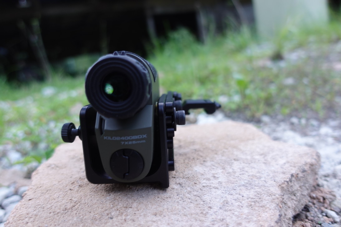 Rangefinder mount for picatinny, aluminum, range faster using scope