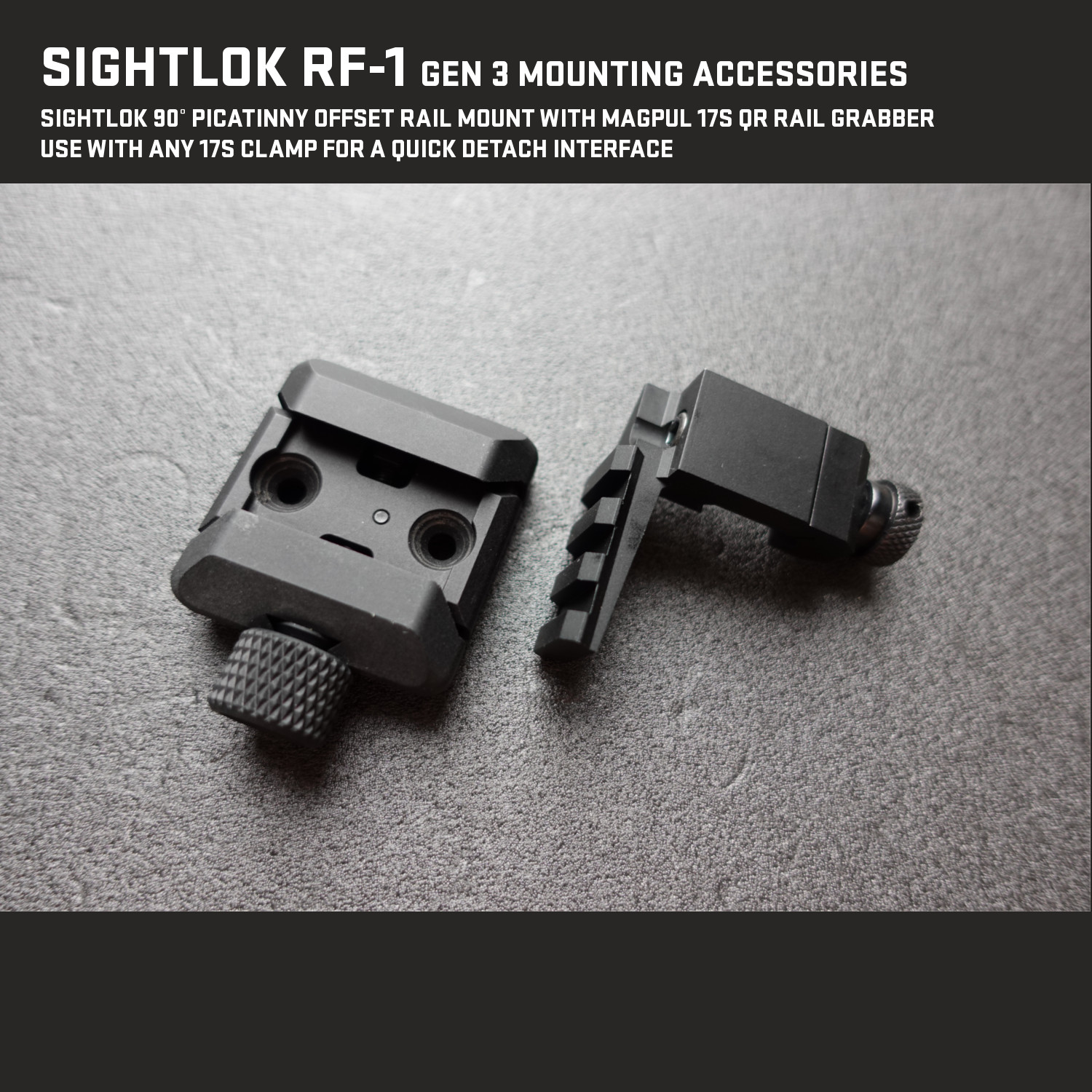 Sightlok RF-1 Rangefinder Mount - You can buy the new Gen 3 model today. It is backordered. It will ship in March 2026. The current product photos are the Gen 2 model. Gen 3 pictures coming soon. - Image 17