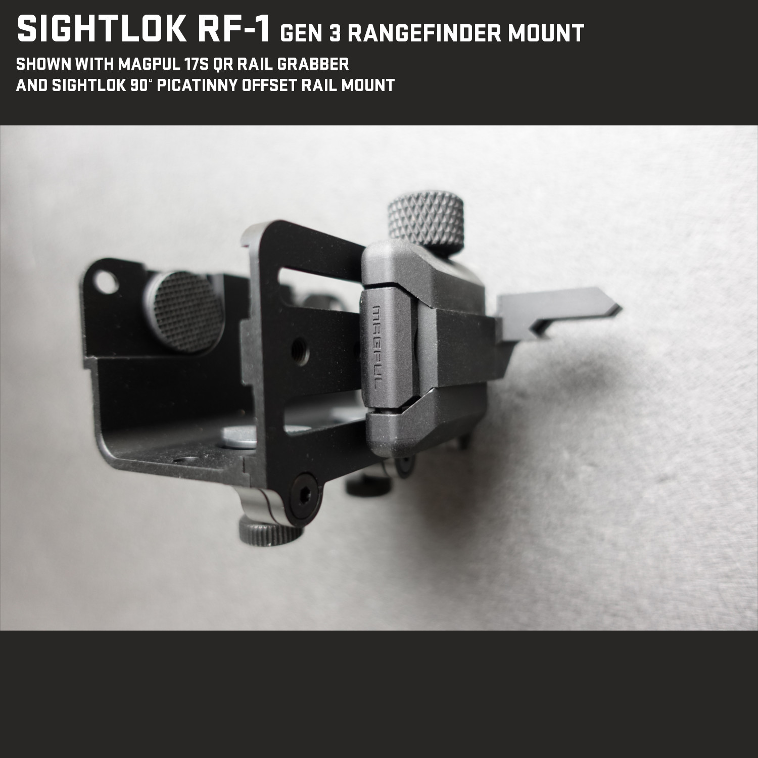 Sightlok RF-1 Rangefinder Mount - You can buy the new Gen 3 model today. It is backordered. It will ship in March 2026. The current product photos are the Gen 2 model. Gen 3 pictures coming soon. - Image 19