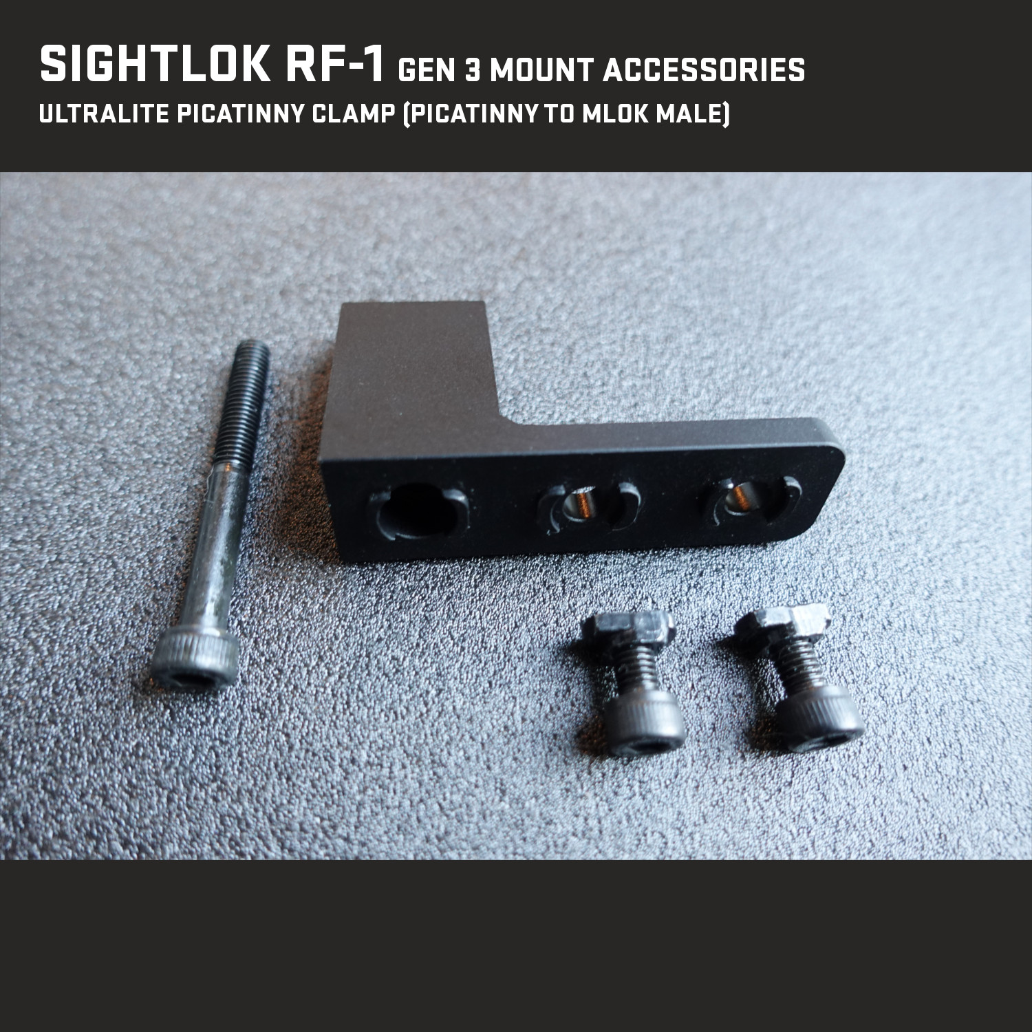 Sightlok RF-1 Rangefinder Mount - You can buy the new Gen 3 model today. It is backordered. It will ship in March 2026. The current product photos are the Gen 2 model. Gen 3 pictures coming soon. - Image 13