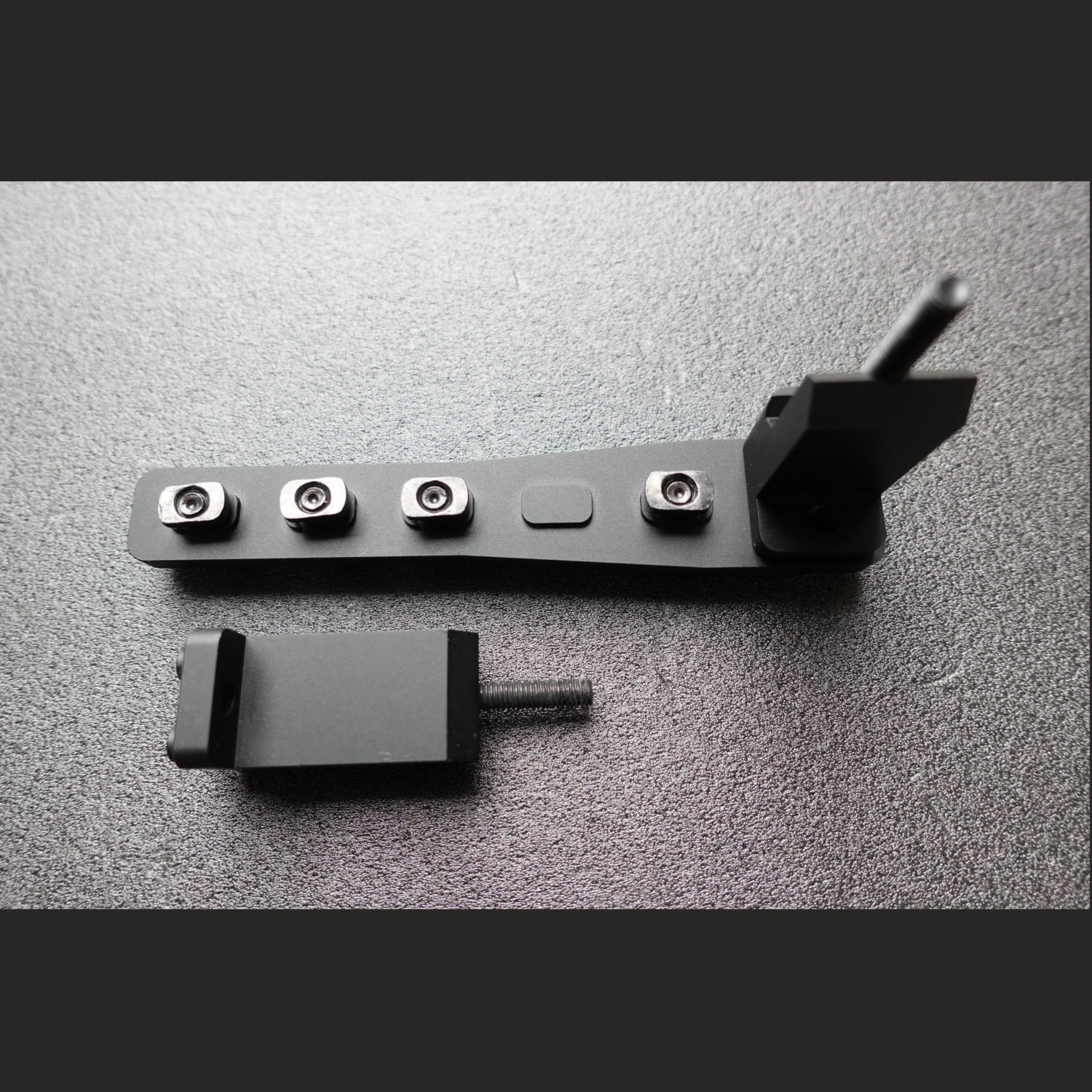 Standard Adjustable Length Picatinny Mount with 2 Offset Options for Sightlok RF-1 Gen 3 Rangefinder Mount (Picatinny to MLOK male) - Image 2