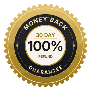 30 day 100% money back guarantee